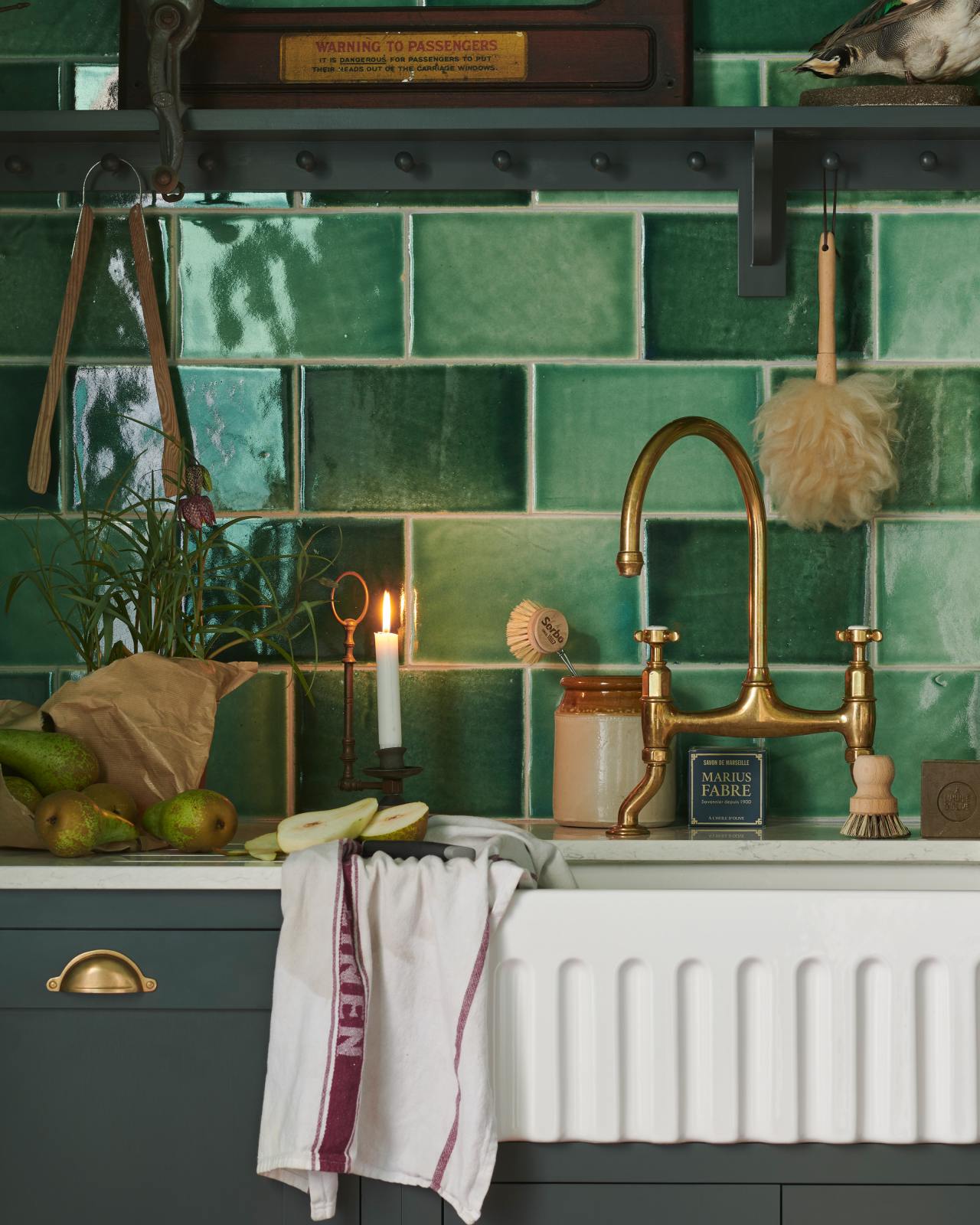 deVOL Aged Brass Ionian Tap deVOL Kitchens